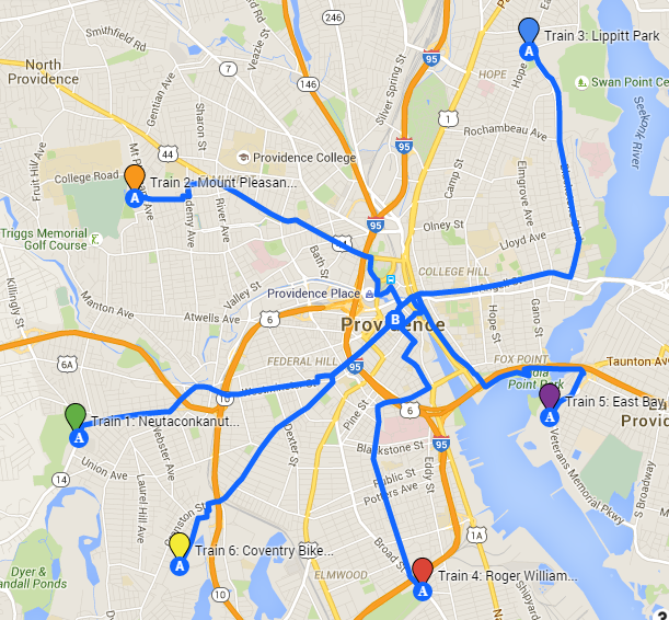 BTWD bike train map