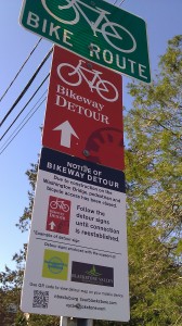 bikeway detour 1