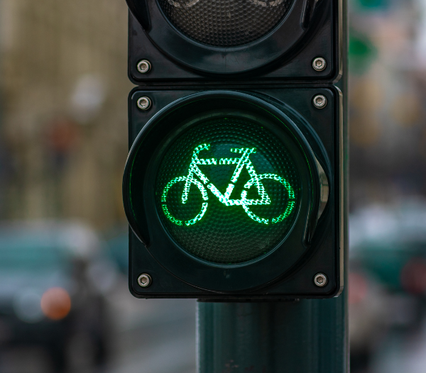 Green light best sale for bikes